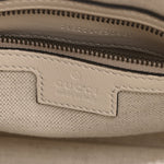 Koi Calfskin Web Mini Bauletto Duffle Top Handle Bag Mystic White