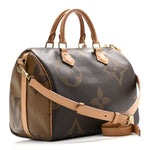 Reverse Monogram Giant Speedy Bandouliere 30