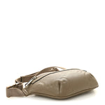 Piuma Calfskin Jumbo GG Embossed Small Belt Bag Good Taupe
