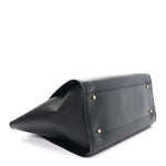 Caviar Medium Studded Deauville Tote Black