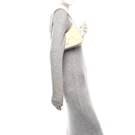Calfskin 3D Glam Inside Jitney Shoulder Bag Beige