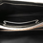 Metallic Calfskin Serpenti Forever Shoulder Bag Silver