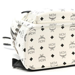 Visetos Small Side Stud Stark Backpack White