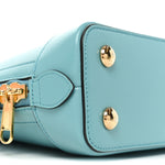 Boarded Plutone Calfskin Small Horsebit 1955 Top Handle Bag Dusty Azure