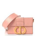 Smooth Calfskin Micro 30 Montaigne Flap Bag Pale Pink