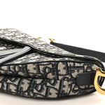 Oblique Saddle Bag Blue