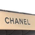 Lambskin Quilted Trendy CC Wallet On Chain WOC Dark Brown