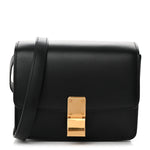 Box Calfskin Small Classic Box Flap Bag Black