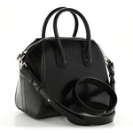 Shiny Lord Calfskin Mini Antigona Black