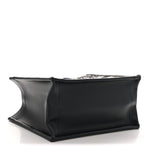Oblique Calfskin Small Book Tote With Strap Blue Multicolor