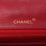Lambskin Quilted Mini Square Flap Red