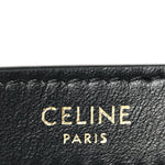 Smooth Calfskin Medium Strap Ava Triomphe Shoulder Bag Black