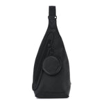 Calfskin Shadow Monogram Duo Slingbag Black