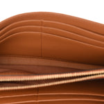 Visetos Large Patricia Love Patch Wallet On Chain Cognac