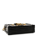 Crocodile Petite Malle Black