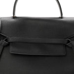 Grained Calfskin Mini Belt Bag Black