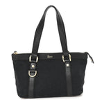 Monogram Small Abbey Tote Black