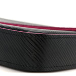 Epi Pochette Felicie Black Hot Pink