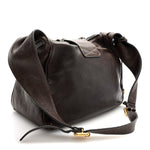 Calfskin Paddington Hobo Brown