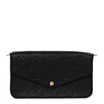 Empreinte Pochette Felicie Chain Wallet Black