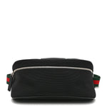 Techno Canvas Web Large Belt Bag Black