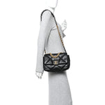 Lambskin Quilted Medium Chanel 19 Flap Black