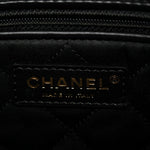 Shiny Calfskin Quilted Small Chanel 22 Black