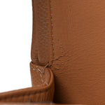 Caviar Quilted Jumbo Double Flap Beige