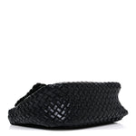 Nappa Intrecciato Small Cobble Shoulder Bag Black