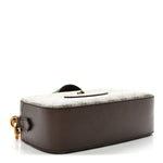 GG Supreme Monogram Web Neo Vintage Shoulder Bag Beige New Acero Crop
