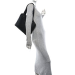 Caviar Large CC Shoulder Bag Black
