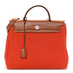 Vache Hunter Toile Herbag Zip Retourne 31 PM Orange Mecano Fauve