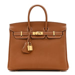 Togo Birkin 25 Gold