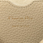 Grained Calfskin Large Bobby Flap Beige