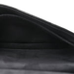 Shiny Nappa Trapuntata Micro Double Baguette Black