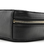 Lambskin Quilted CC Pearl Crush Camera Case Black