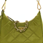 Re-Nylon Saffiano Stitched Mini Re-Edition 1995 Chaine Shoulder Bag Edera