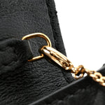 Nappa Matisse FF Embossed Nano Baguette Charm Black