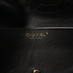 Suede Calfskin Small Souplissimo Maxi Flap Black