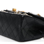Aged Calfskin Lucky Charms 2.55 Reissue 224 Flap Black