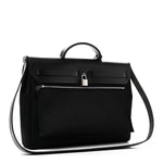 Military Toile Vache Hunter Herbag Messenger 39 Black