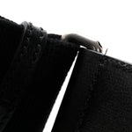 GG Supreme Monogram Azalea Calfskin Retro Interlocking G Wristlet Shoulder Bag Black