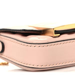 Nappa Matisse FF Embossed Nano Maxi Buckle Baguette Charm Rosa Quarzo