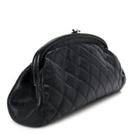 Caviar Quilted Timeless Clutch Black