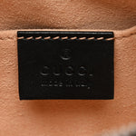 Calfskin Matelasse Mini GG Marmont Chain Shoulder Bag Black