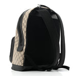 GG Supreme Monogram Medium Backpack Black