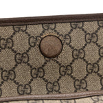 GG Supreme Monogram Neo Vintage Web Belt Bag Brown