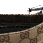 Monogram Flat Messenger Bag Dark Brown