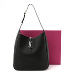 Smooth Calfskin Large Le 5 A 7 Soft Hobo Black