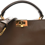 Vitello Tahiti Burro Bi-Color Medium Peekaboo Iconic Essentially Satchel Maya Camelia Confetto